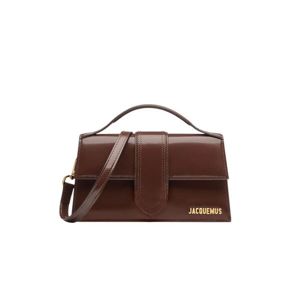 Jacquemus Handbags - Jacquemus Midnight brown Leather Le Grand Bambino Women's Handbag